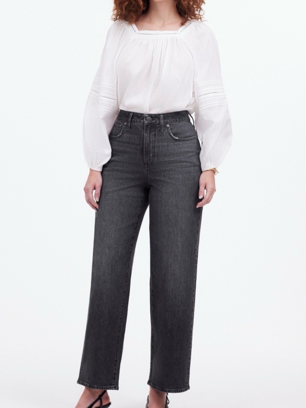Madewell The Curvy Perfect Vintage Wide-Leg Crop Jean Size 30P